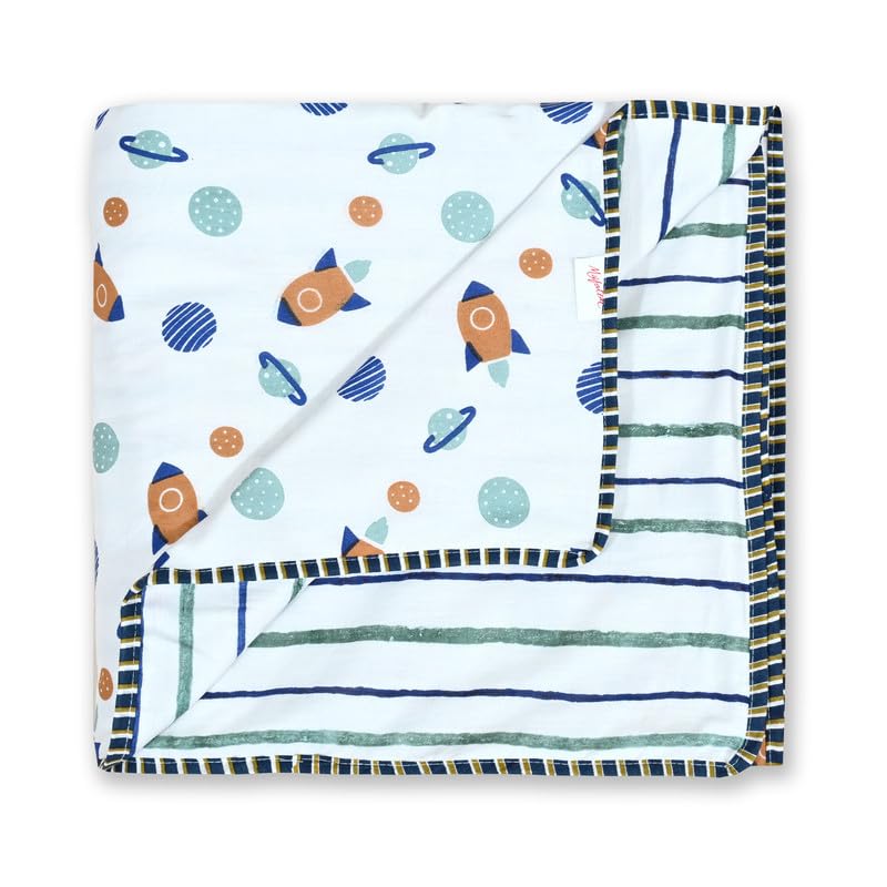 CuddleCot 250 GSM Reversible AC Dohar Single for Kids | 90x60 Inch | White - Image 7