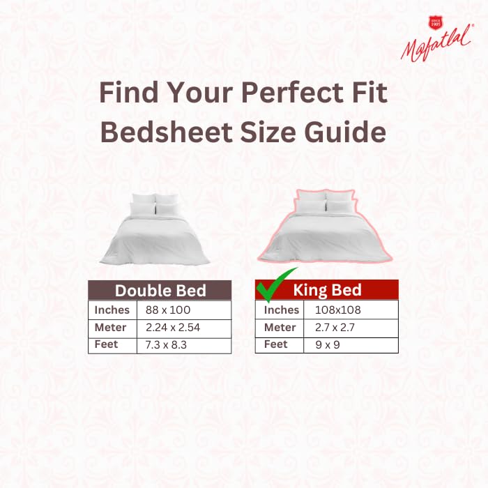 Blaze 100% Cotton King Bedsheet - Image 4