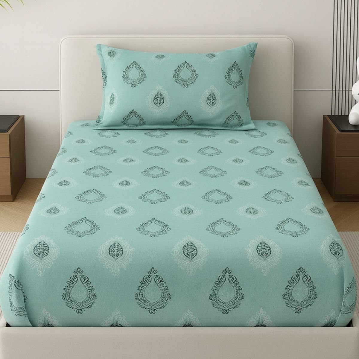 Classic Comfort 186 TC Long Staple Cotton Single Bedsheet