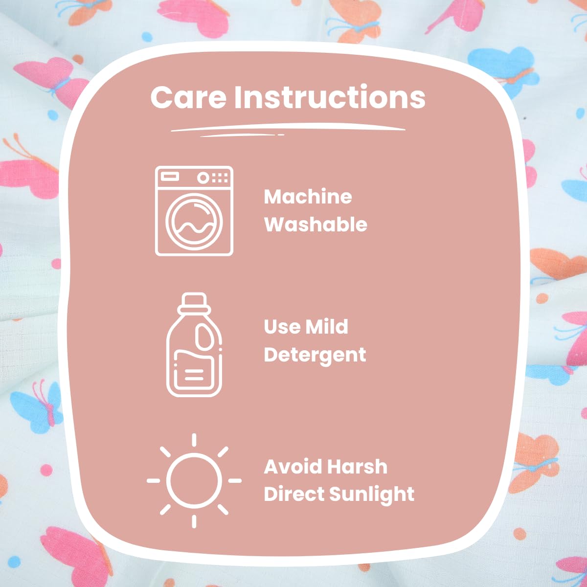 Coo Coo Baby Swaddle Wrapper (Pack of 3)100% Cotton Muslin - Image 7