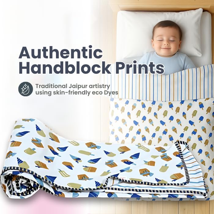 CuddleCot Kids Dohar 144 TC Mulmul Cotton - Image 7