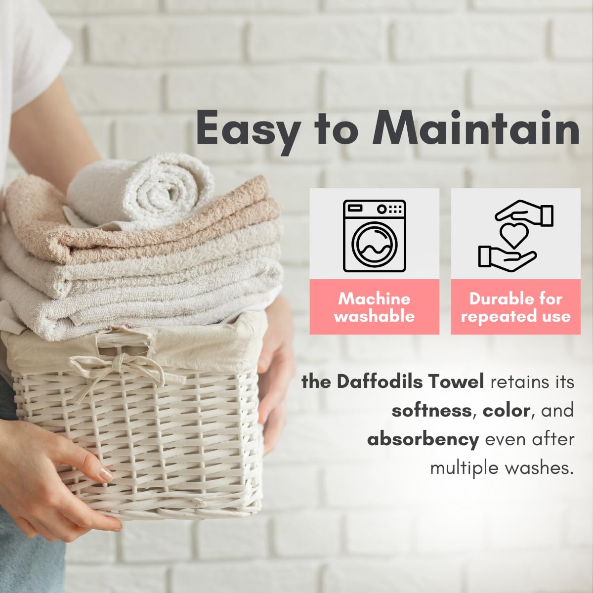 Daffodil Luxury Cotton Bath Towel Duo - Image 2