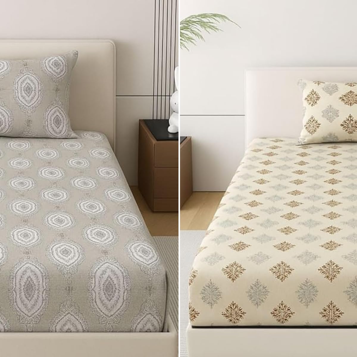 Classic Comfort 100% Cotton Single Bed Bedsheet