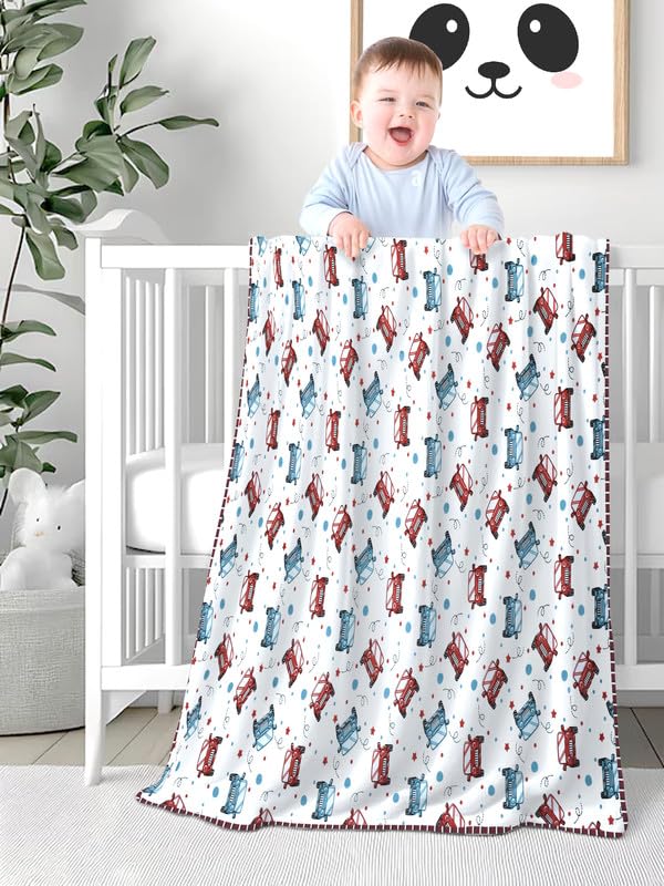 CuddleCot 250 GSM Reversible AC Dohar Crib for Kids | 60x40 Inch | White - Image 6