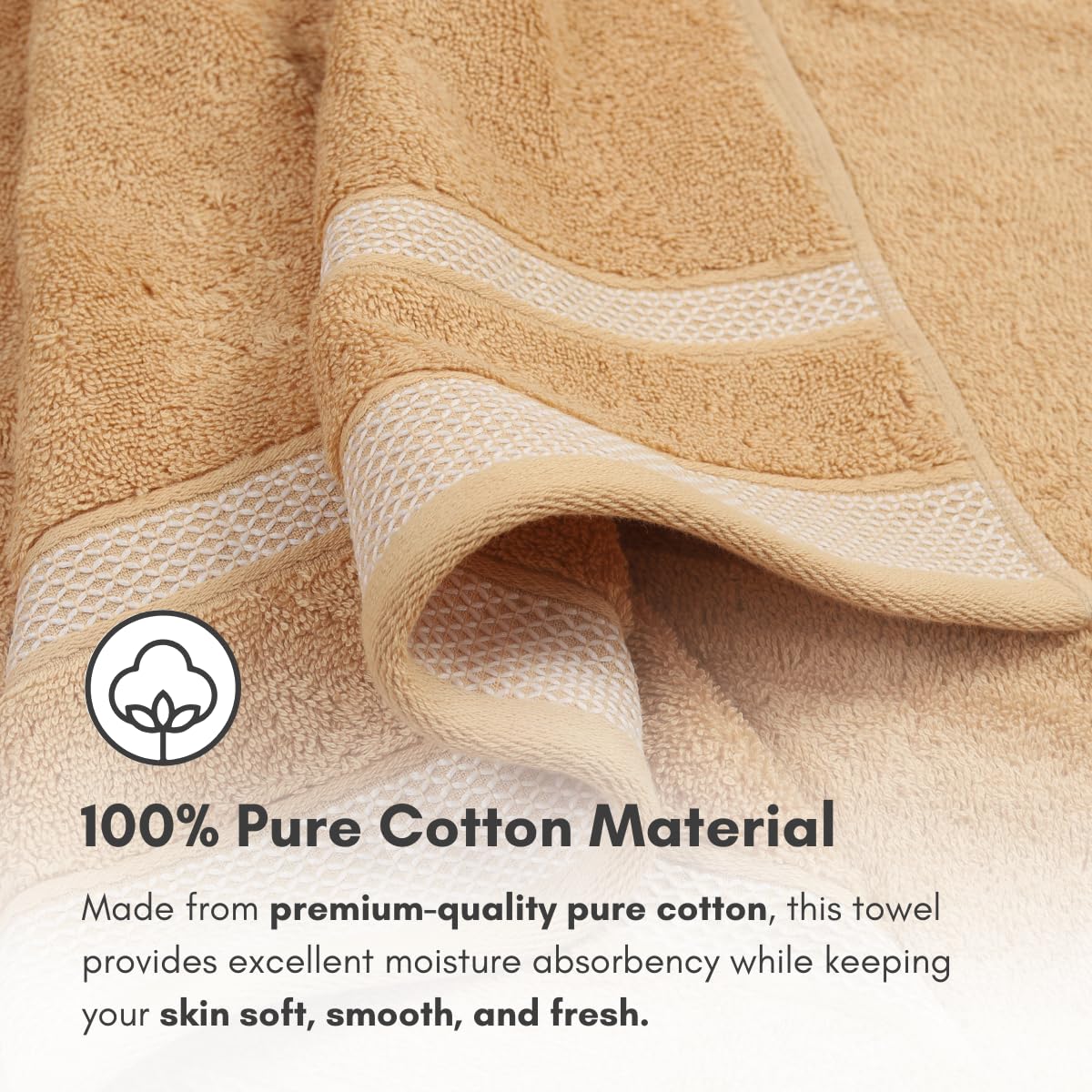 Daffodil Heavy GSM Cotton Towels - Image 3