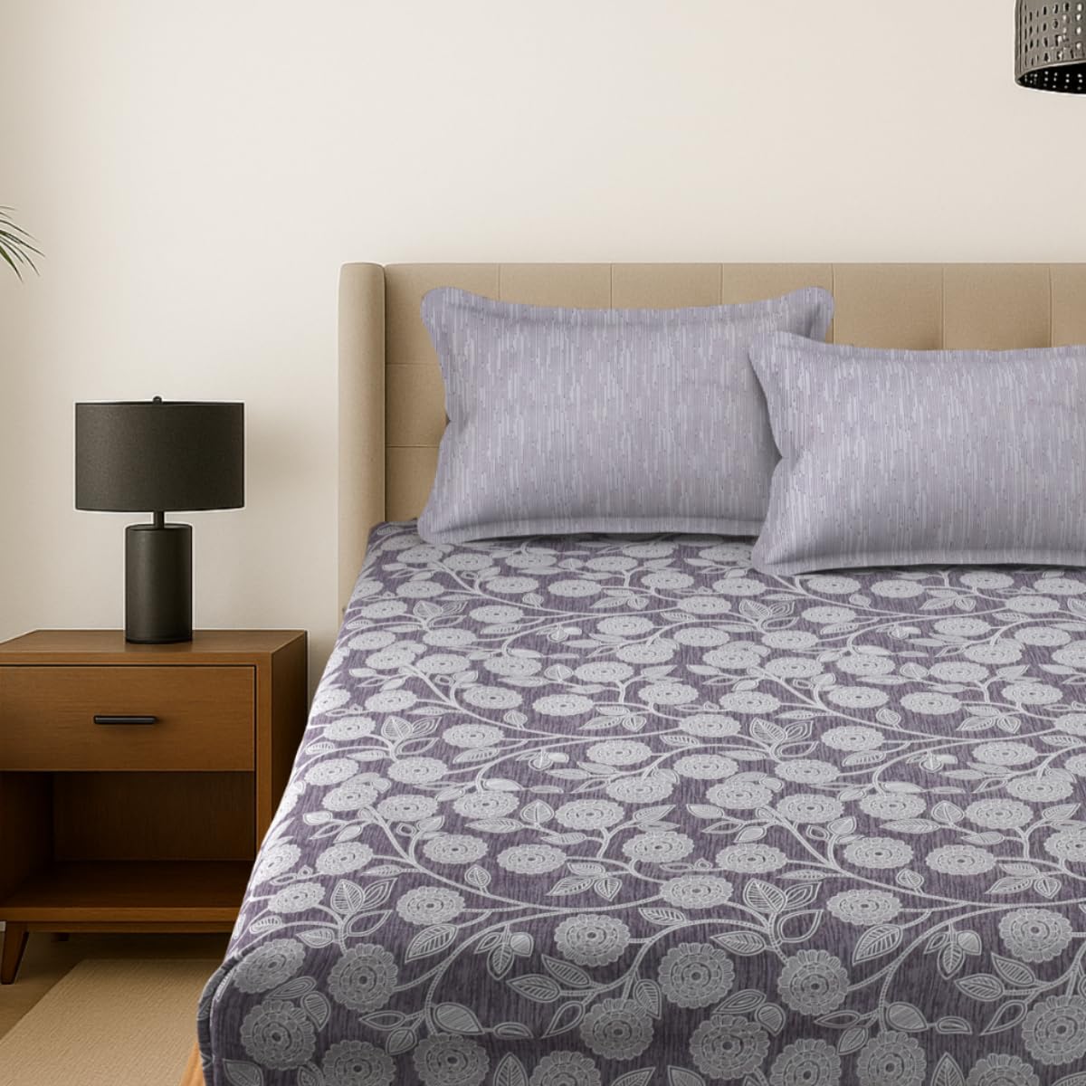 Plush 140 GSM Double Bed Sheet