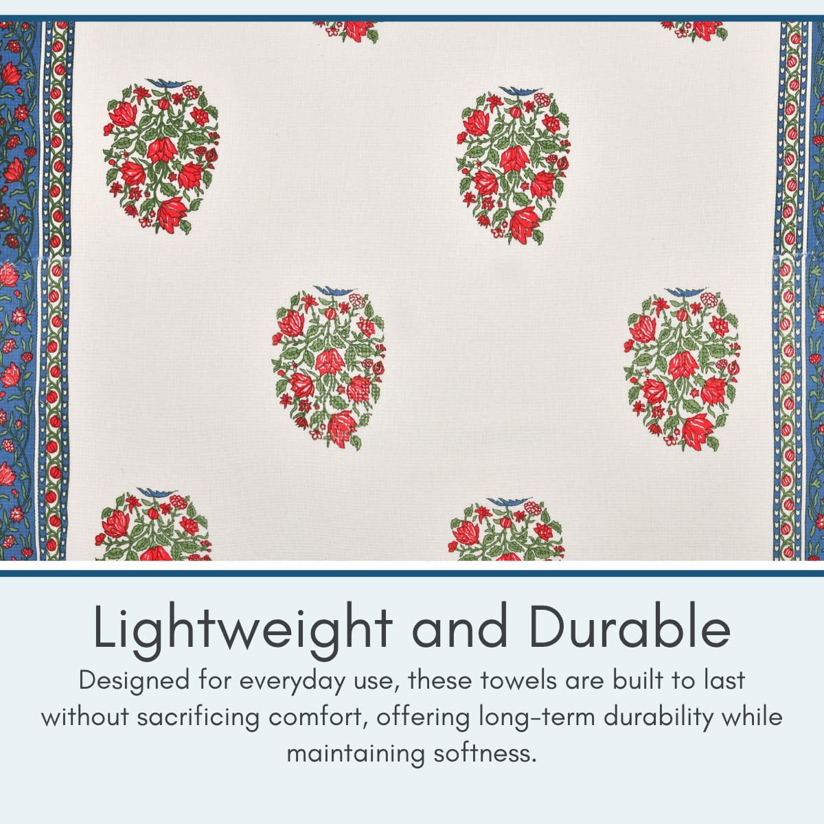 Madhuban Bath & Hand Towel Set - Image 6