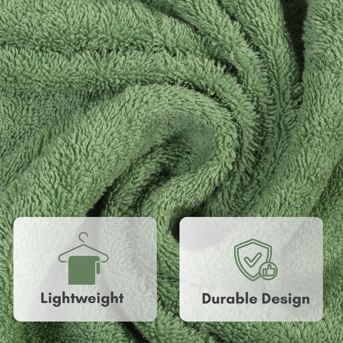 Daffodil Thick Cotton Bath Towels - Image 6