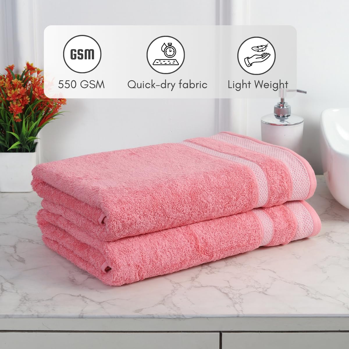 Daffodil Soft Cotton Bath Towels - Image 6
