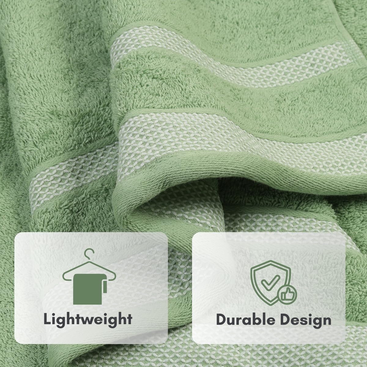 Daffodil Cotton Long Bath Towels - Image 6