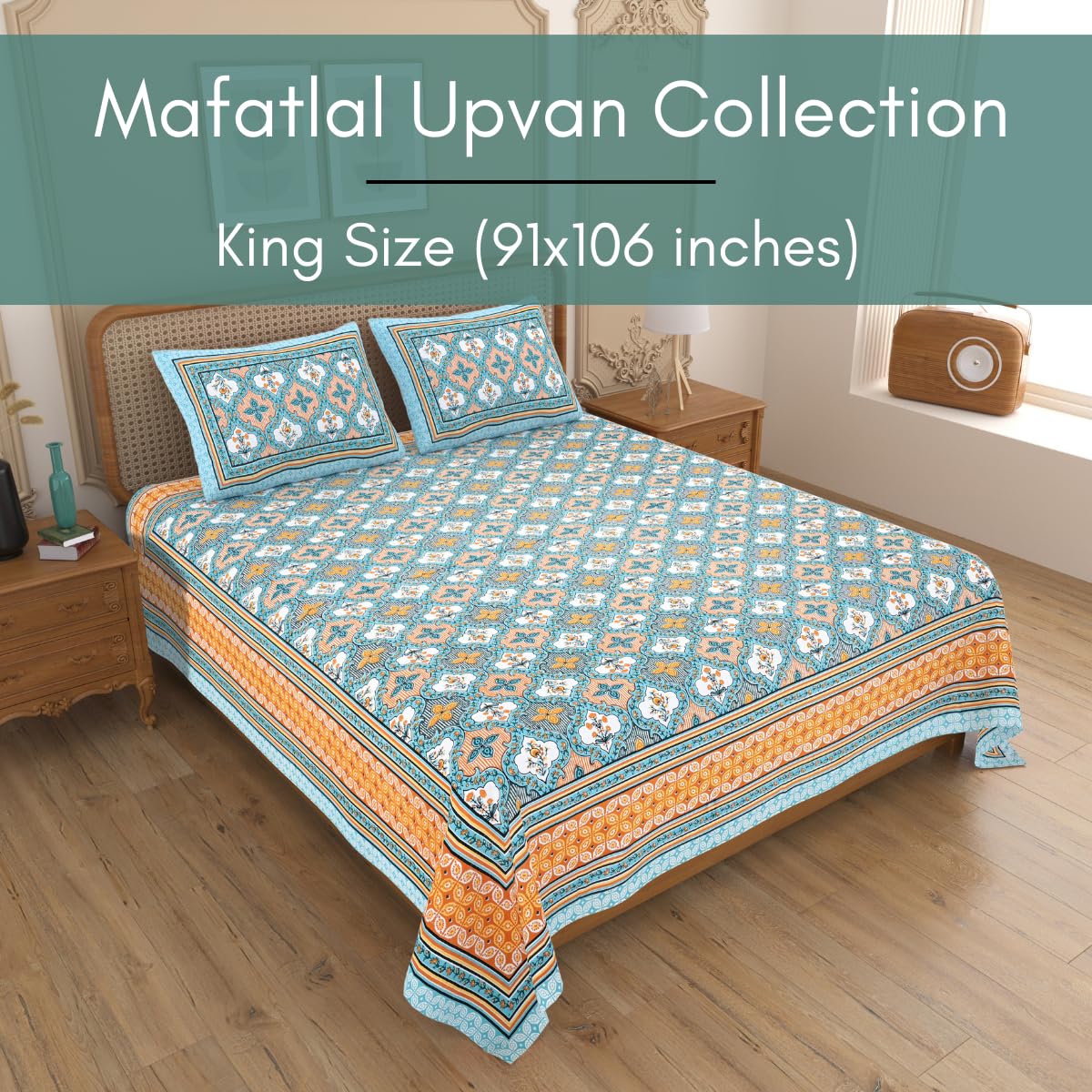 Upvan Cotton Double Bedsheet - Image 7