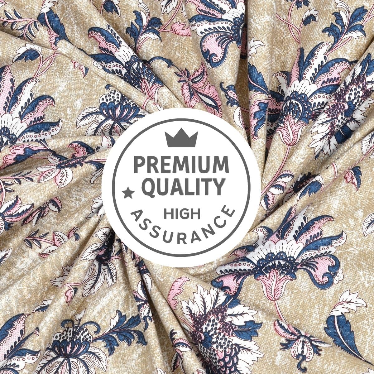 Spring Glory 186 TC Pure Cotton King Size Bedsheet - Image 6