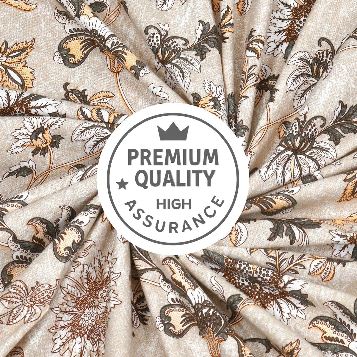 Spring Glory 186 TC Pure Cotton King Size Bedsheet - Image 6