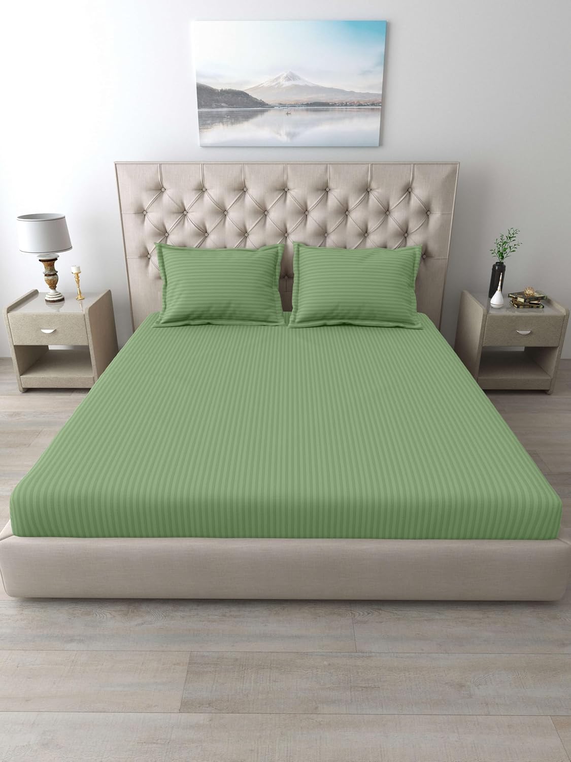 Mafatlal Italian Strip Cotton Bedsheet - Image 5