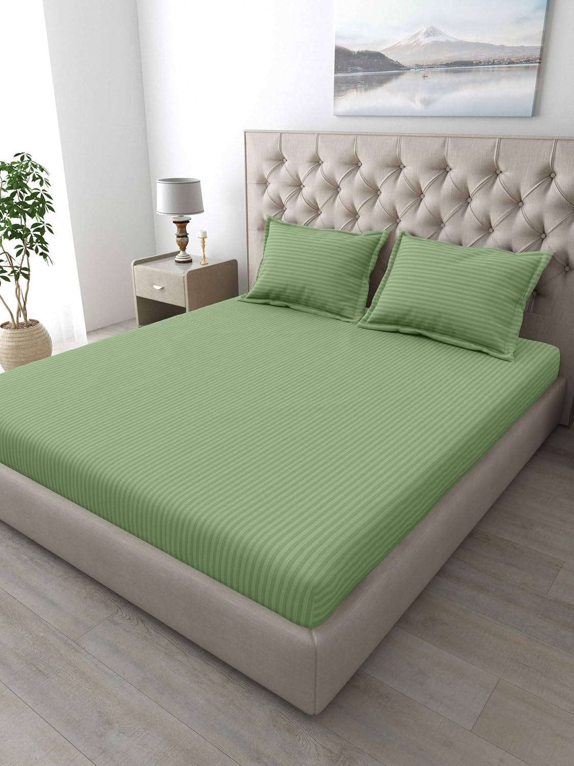 Mafatlal Italian Strip Cotton Bedsheet - Image 6