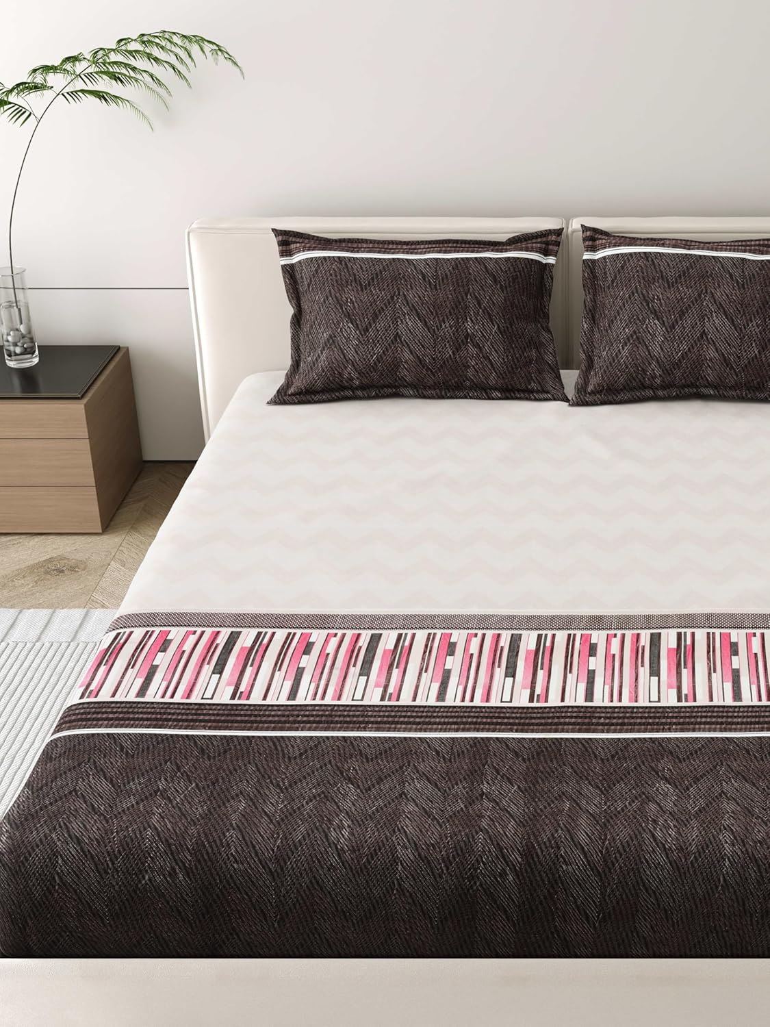 Blaze 100% Cotton King Bedsheet