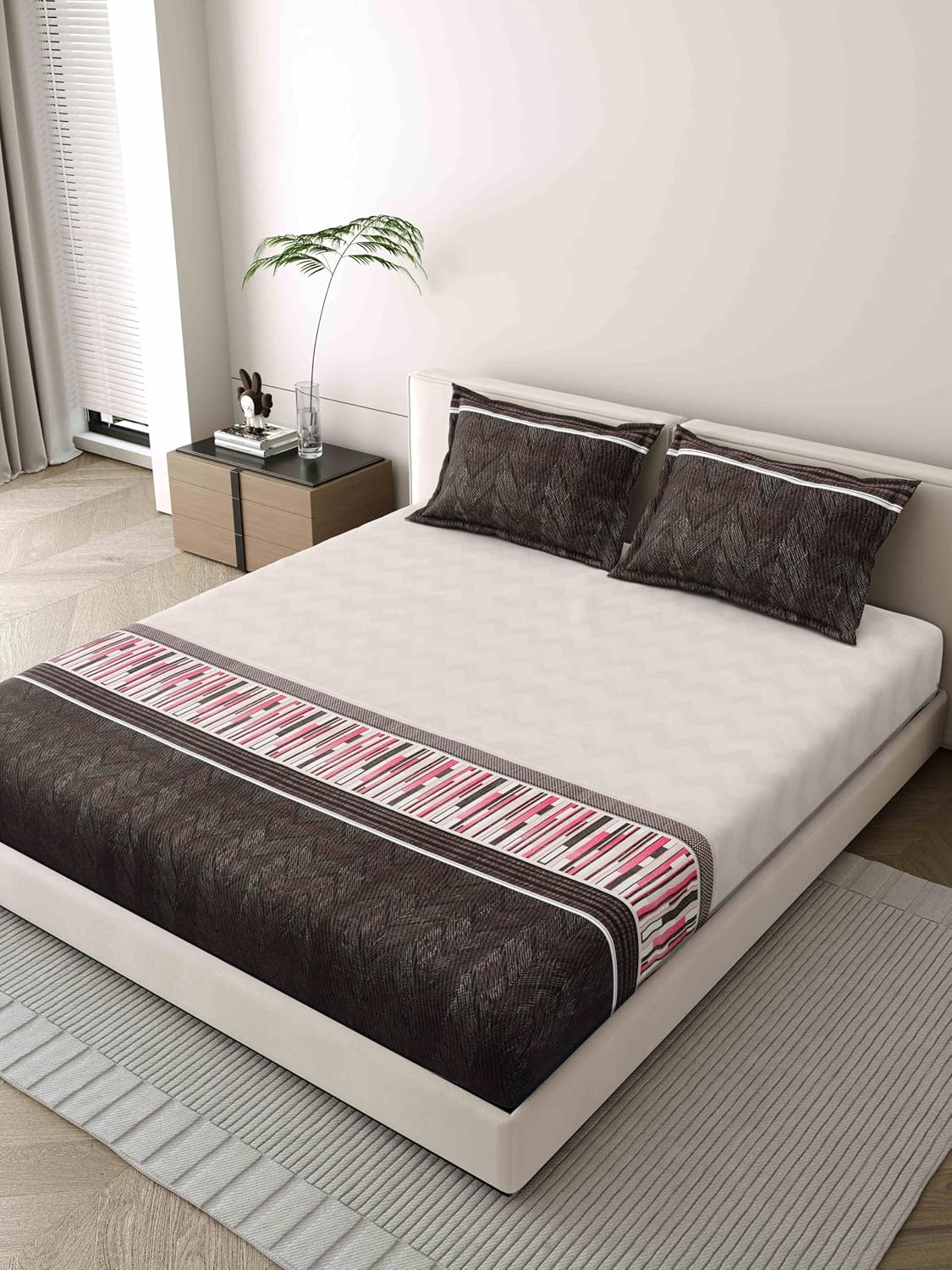 Blaze 100% Cotton King Bedsheet - Image 8